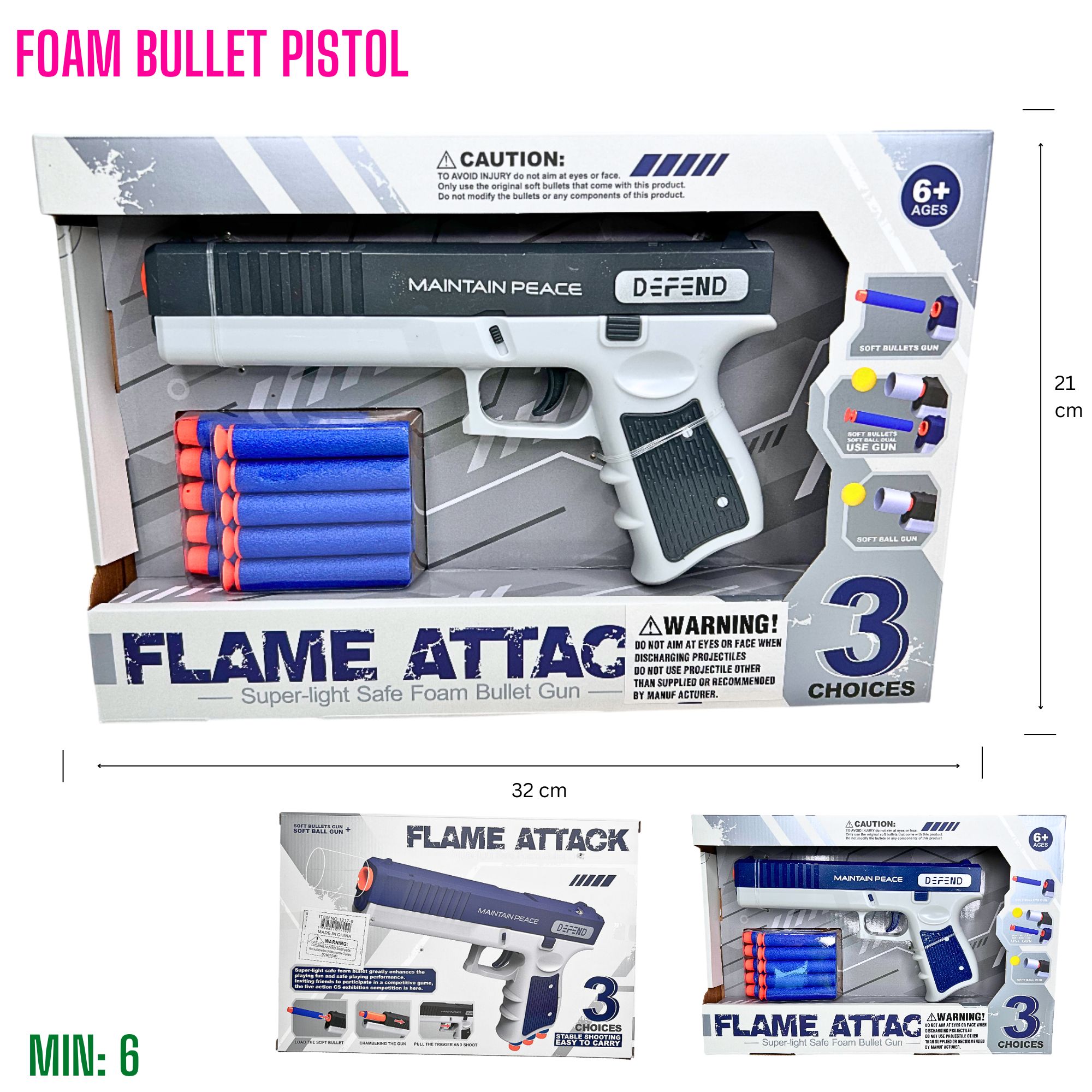 TO-FOAMPISTOL - Foam Bullet Pistol