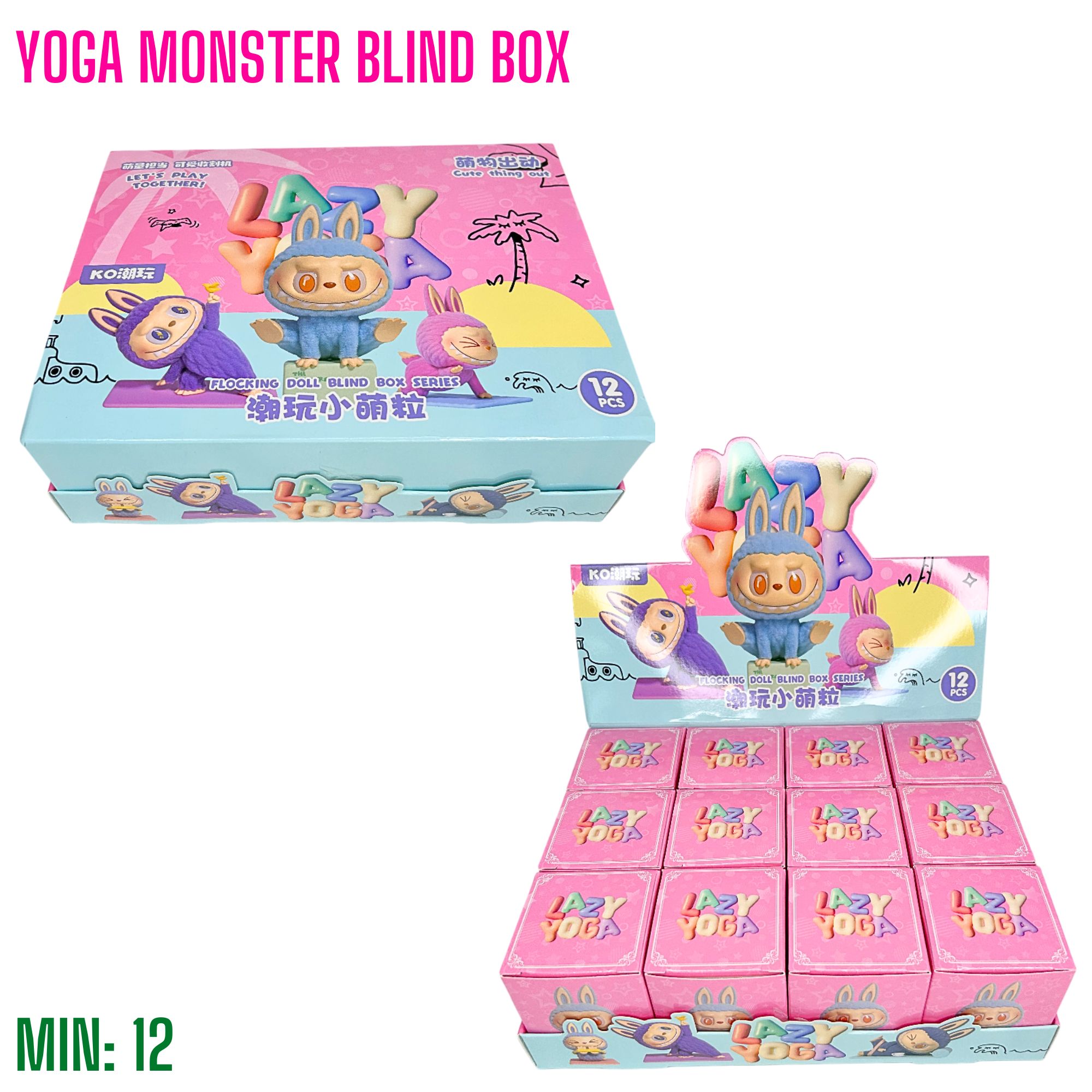 TO-BLINDBOXBU7 - Yoga Monster Blind Box