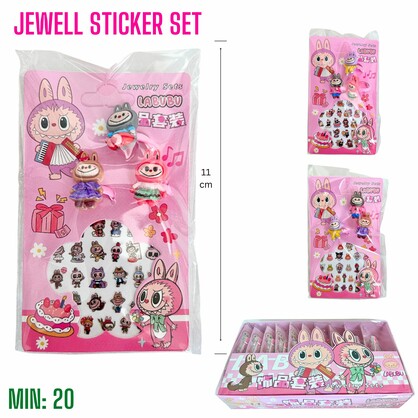 ST-JEWELLSTICKER - Monster Jewwell Sticker Set