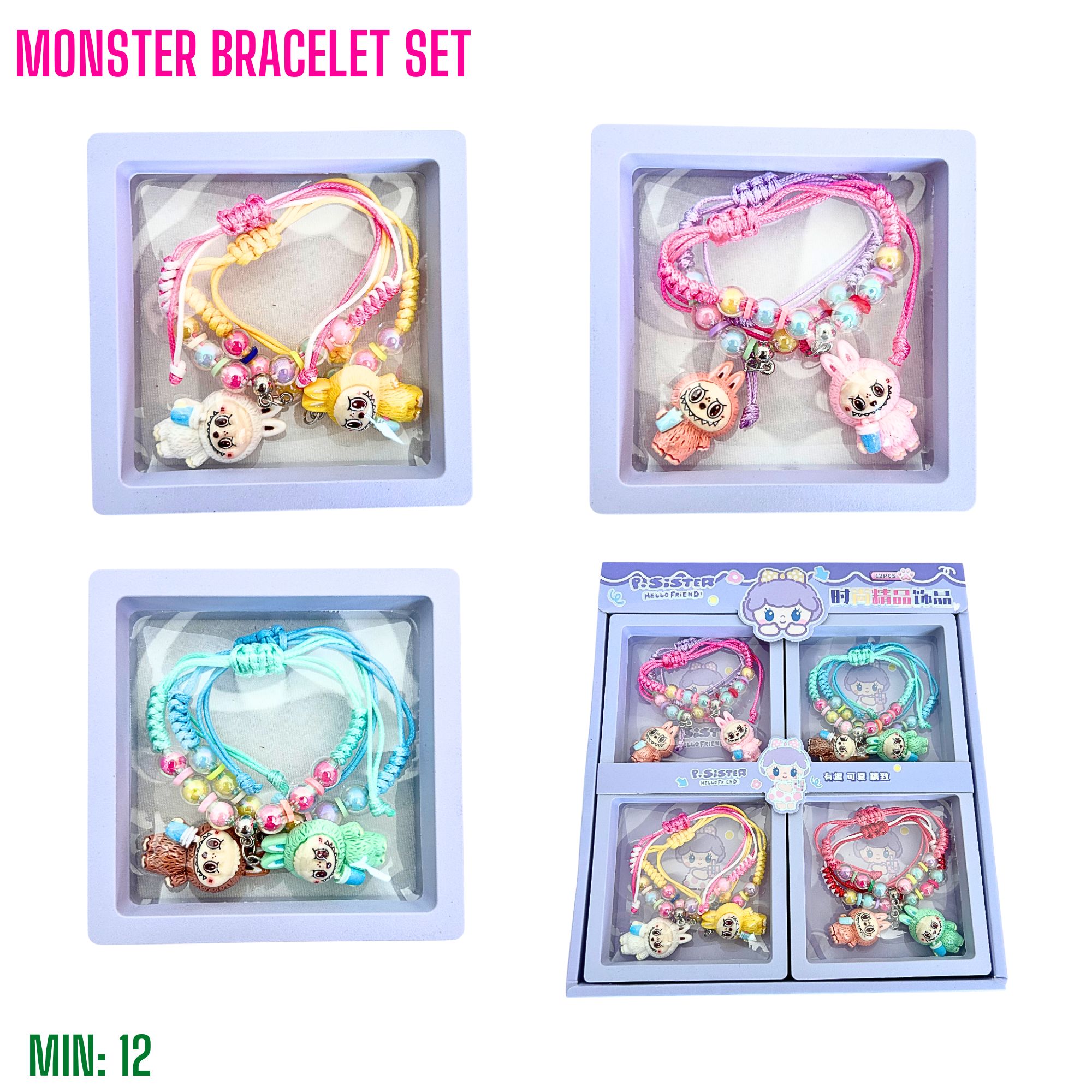 TO-MONBRACELET - Monster Bracelet Set