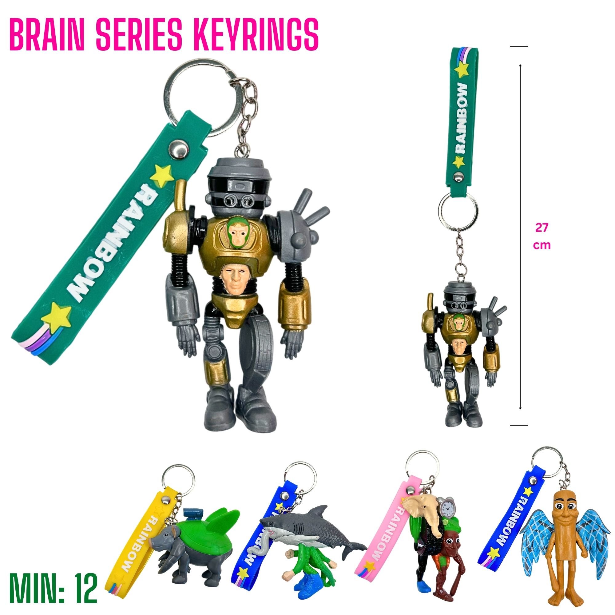 TO-BRAINKEYRING2 - Brain Series Keyring