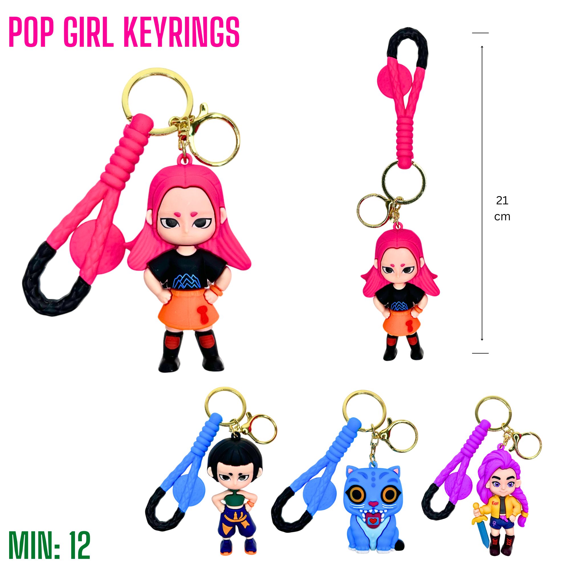 TO-POPGIRLKEYRING2 - Pop Girl Keyring