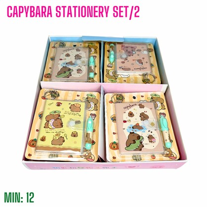 ST-CAPYSET2 - Capybara STATIONERY SET of 2