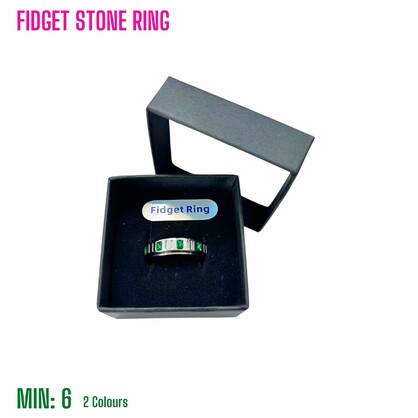 TO-FIDGETRING8  - Fidget  Stone Rings