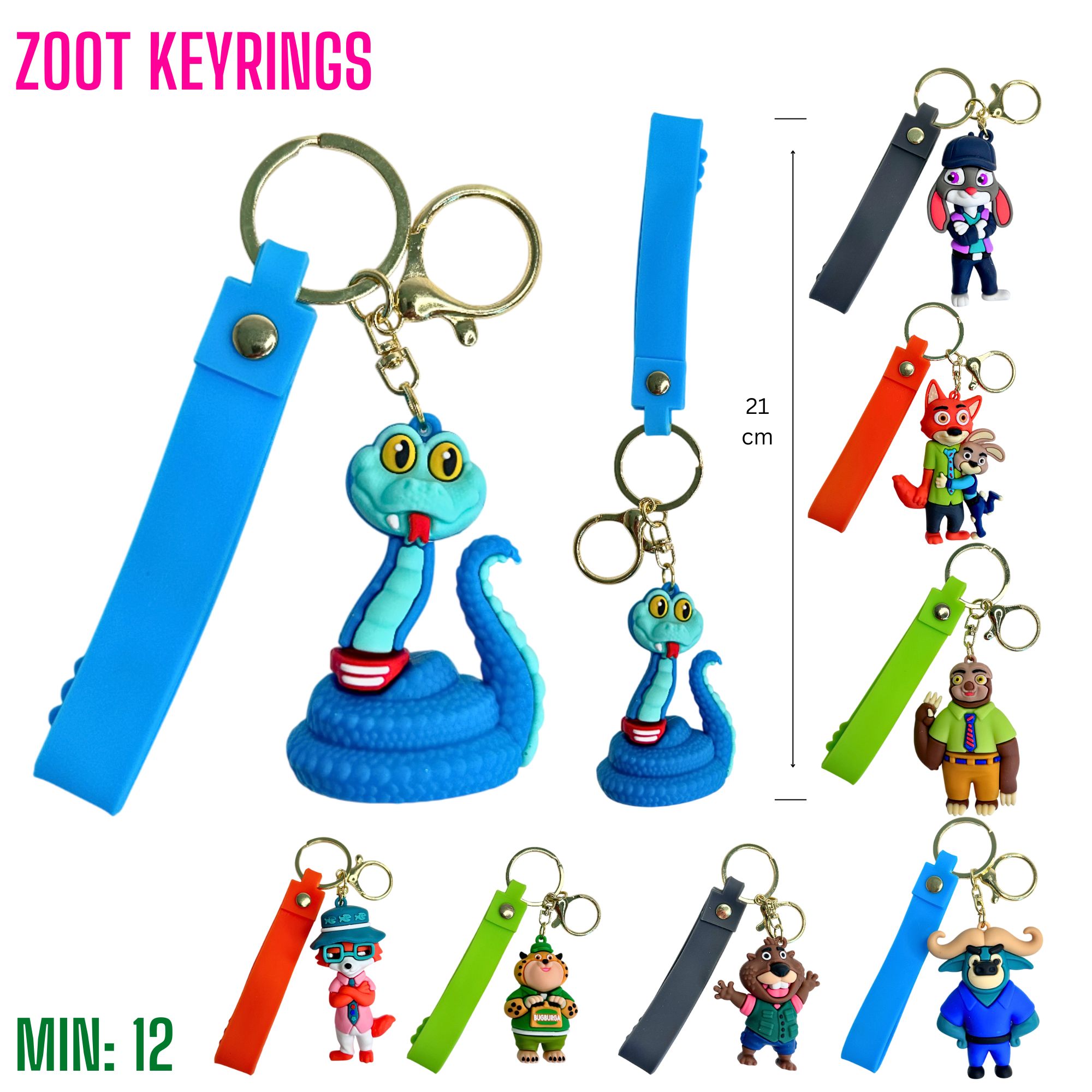 TO-ZOOTKEYRING - Zoo T Keyring