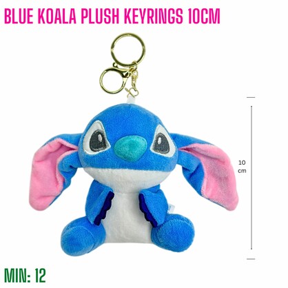 PL-PLUSHKOALA - Blue Koala Plush Keyring 10cm