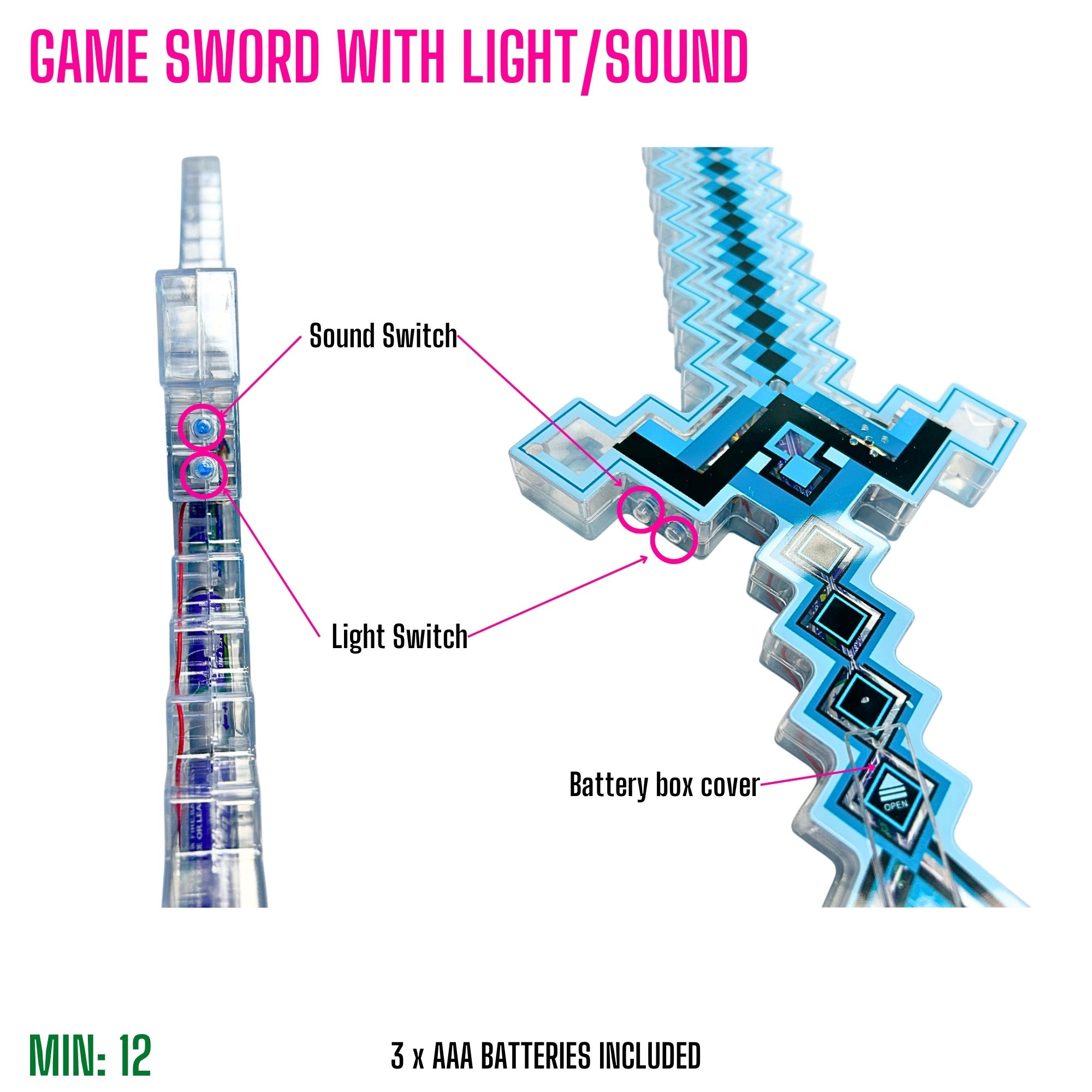 TO-SWORD4 - Game Sword with Light and Sound