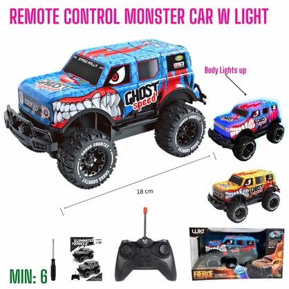 RC-MONSTERCAR - Remote Control monster car w light