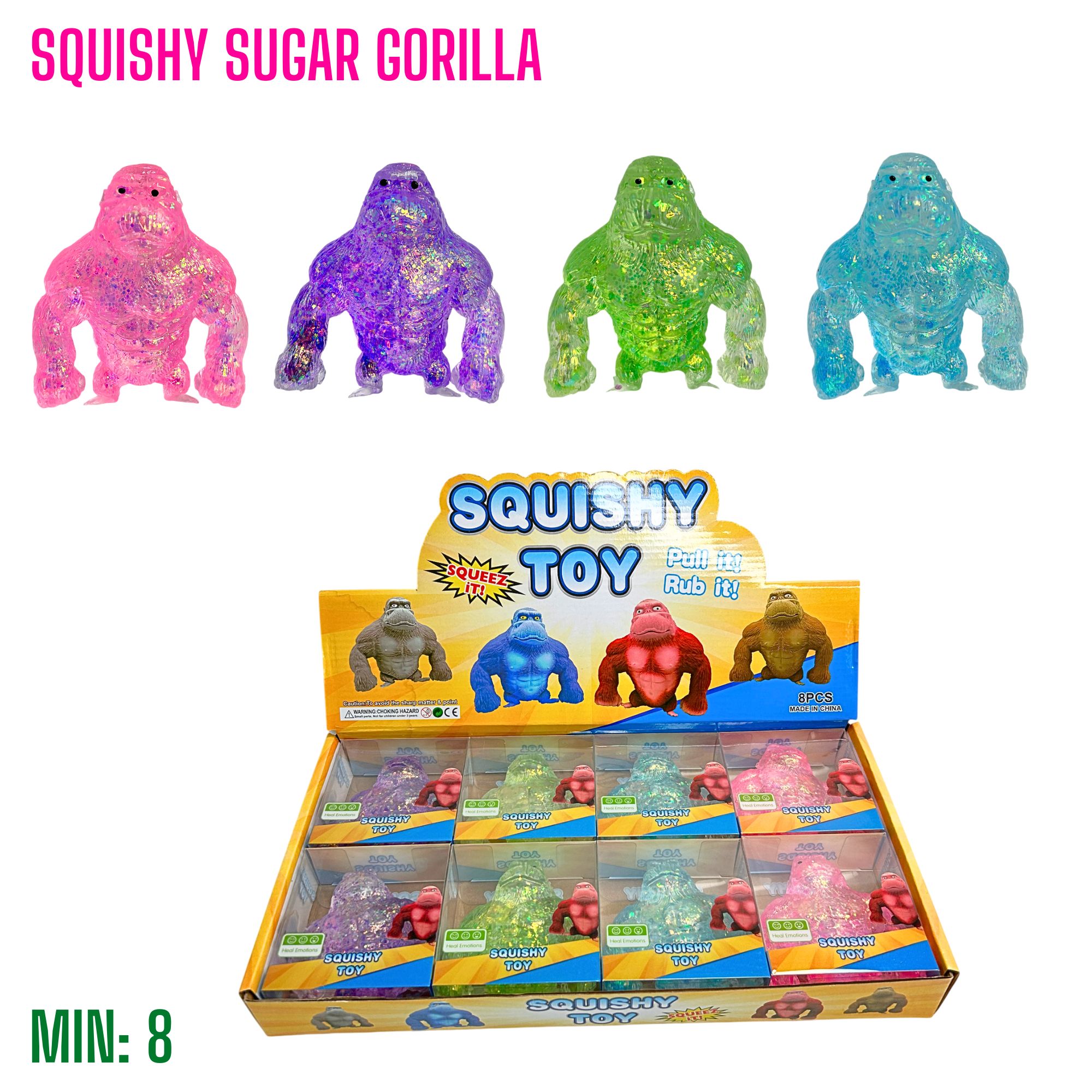 TO-SUGARGORILLA - Squish Sugar Gorilla