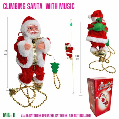 TO-CLIMBINGSANTA - Climbing Santa with Music