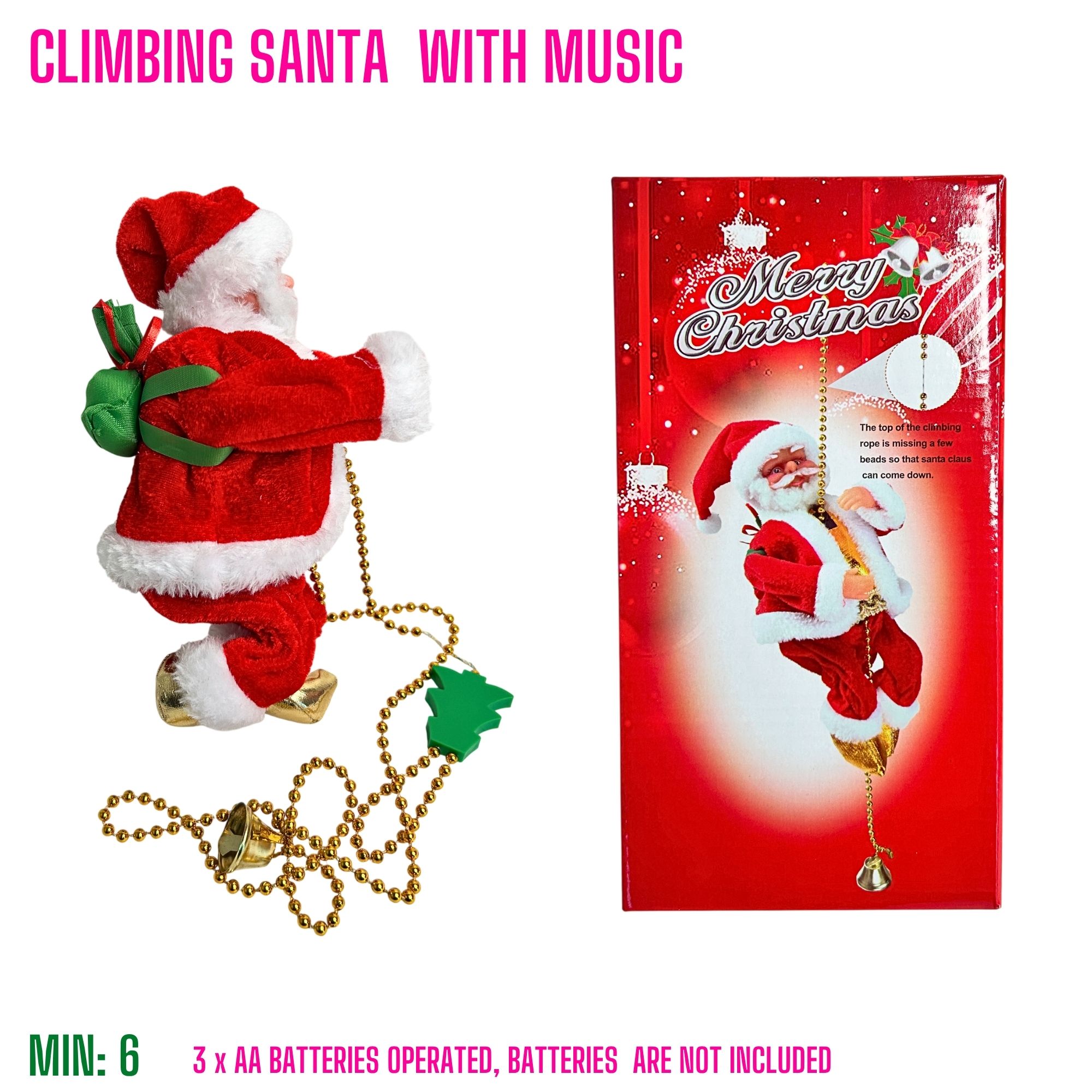 TO-CLIMBINGSANTA - Climbing Santa with Music