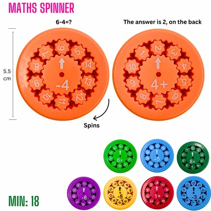 TO-MATHSPIN - Maths Spinner
