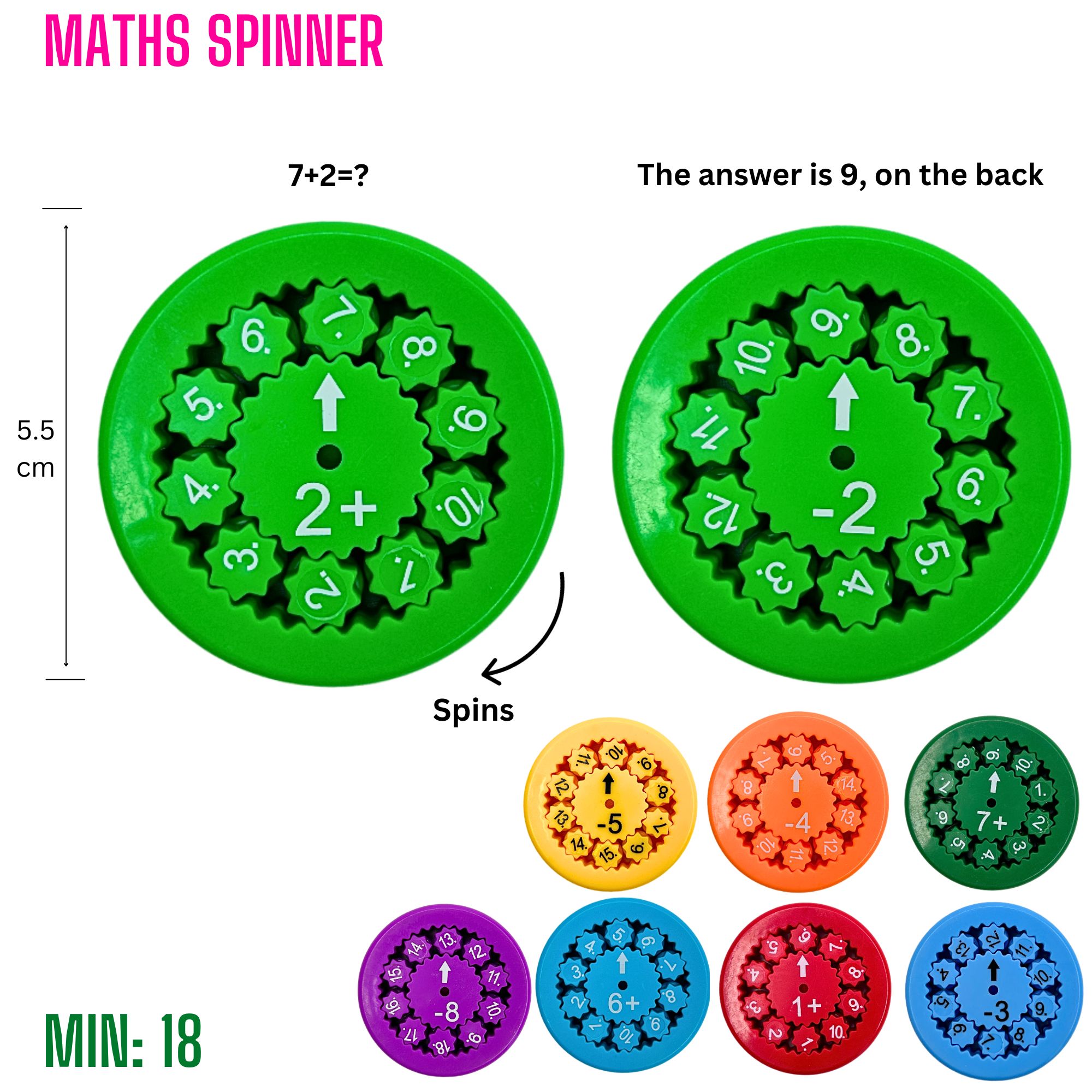 TO-MATHSPIN - Maths Spinner