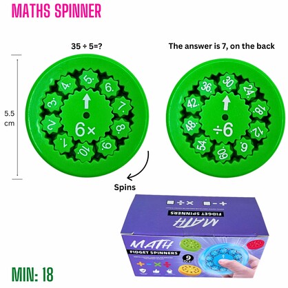 TO-MATHSPIN - Maths Spinner