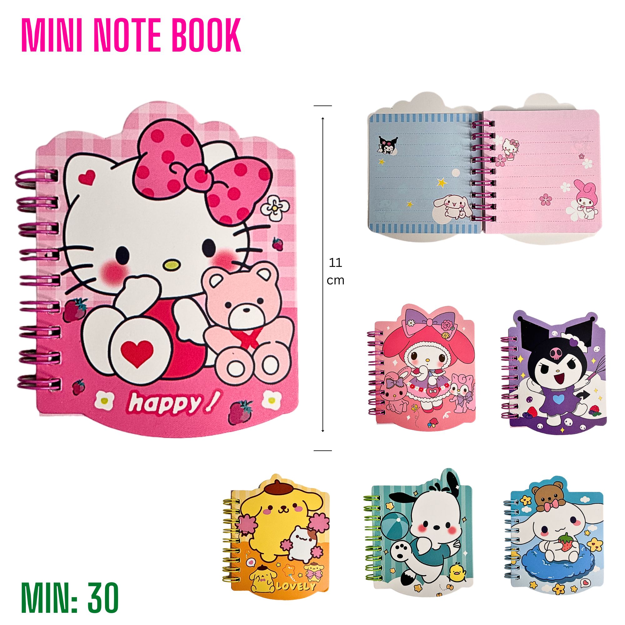 ST-MININOTE - Kitty Mini Note Book
