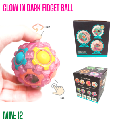 GLOW IN DARK FIDGET BALL