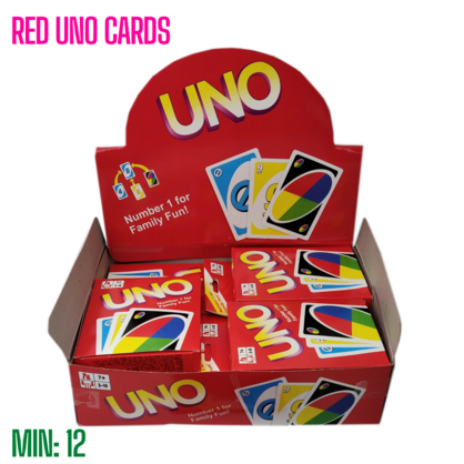 RED UNO CARDS