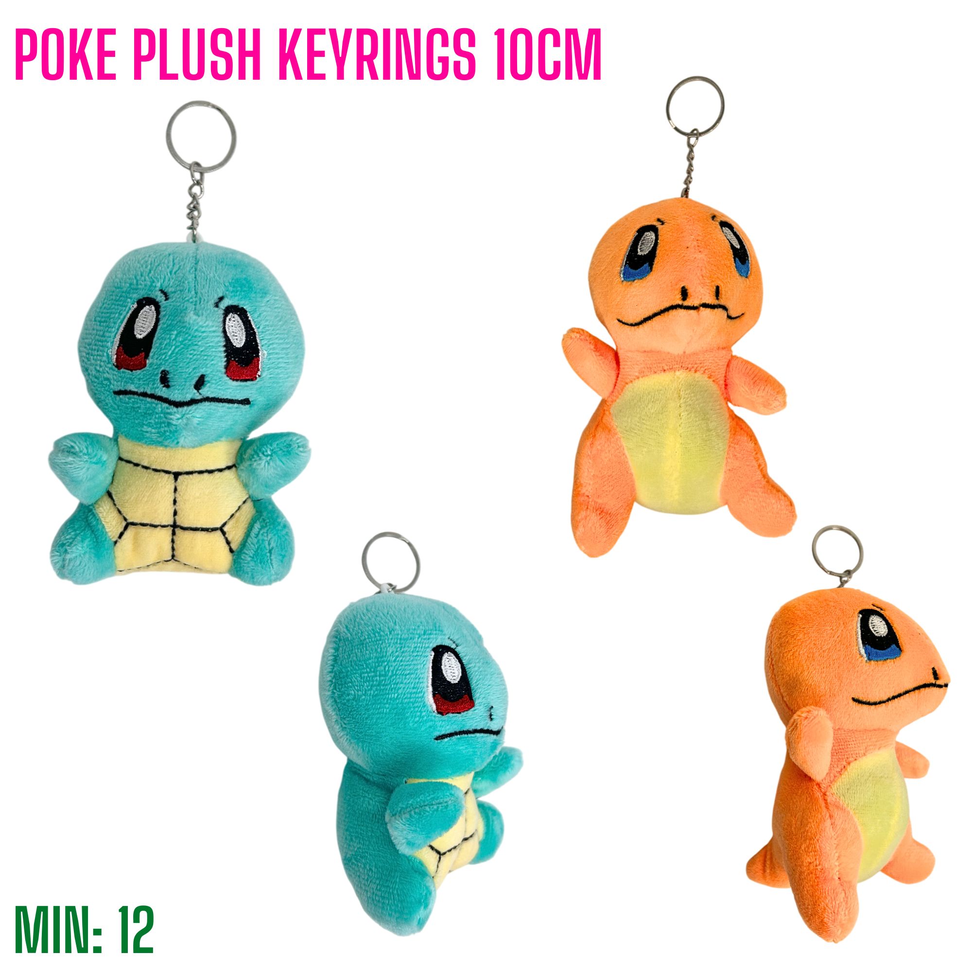 TO-POKEPLUSH10 - POKE PLUSH KEYRING 10CM