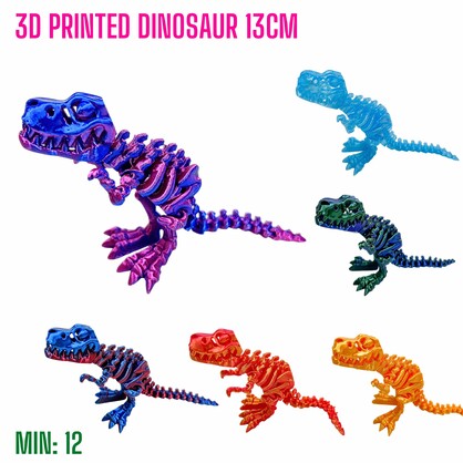 TO-3DDINO3 - 3D Printed Dinosaur 13cm Rex