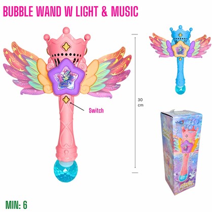 TO-BUBBLEWAND - Bubble Wand with Lights and Music
