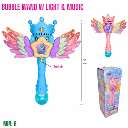TO-BUBBLEWAND - Bubble Wand with Lights and Music