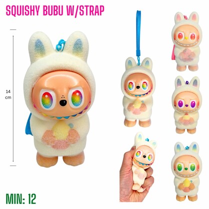 TO-SQUISHBUBU2 - Squishy Bubu w Strap