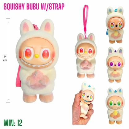 TO-SQUISHBUBU2 - Squishy Bubu w Strap