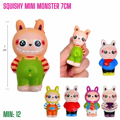 TO-SQUISHMINMON2 - Squishy Mini Monsters 7cm