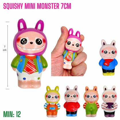 TO-SQUISHMINMON2 - Squishy Mini Monsters 7cm
