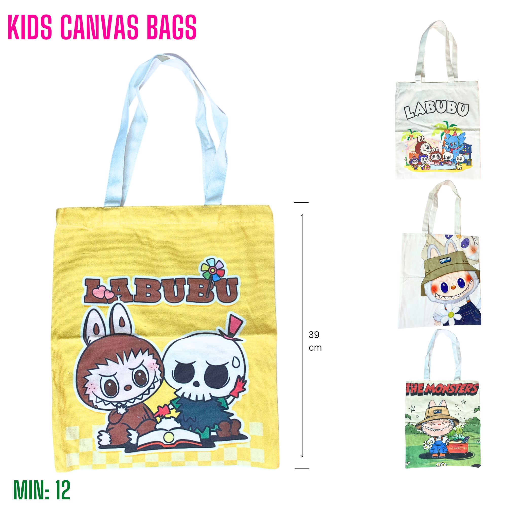 MI-CANVASBAG - KIDS CANVAS BAGS