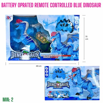 RC-840 - REMOTE CONTROLLED BLUE DINOSAUR