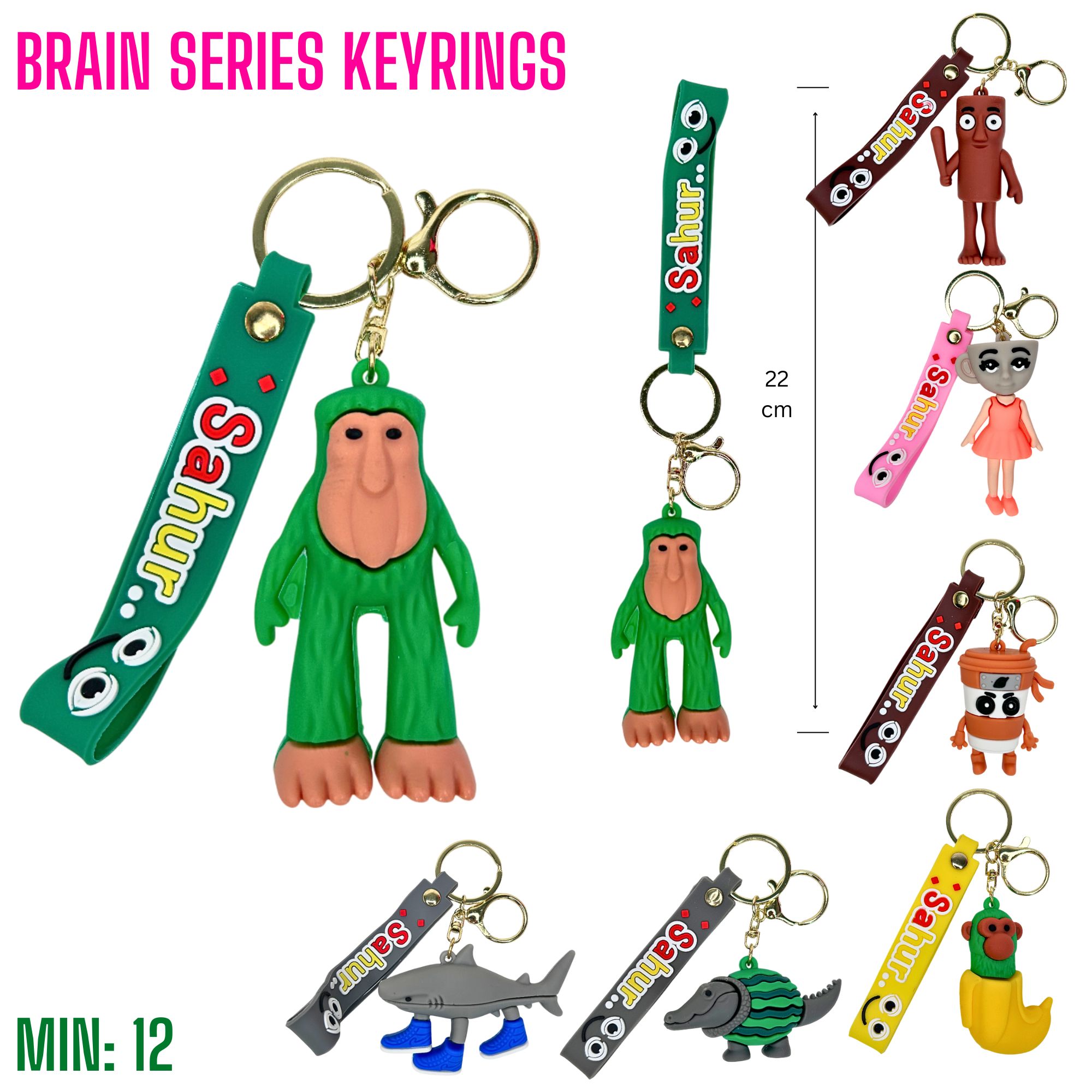 TO-BRAINKEYRING - Brain Series Keyring