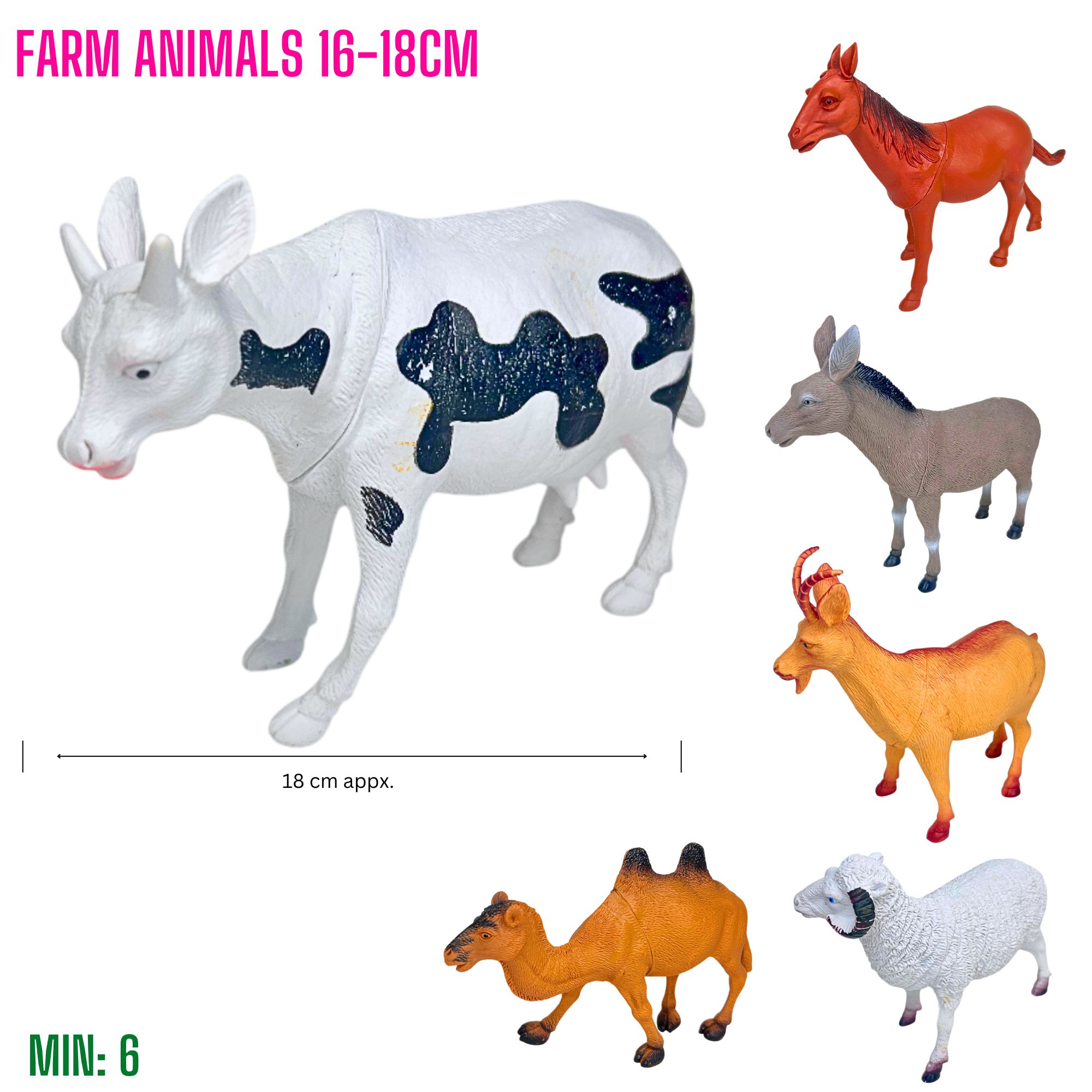 TO-FARMANIMAL - Farm Animals 16-18cm