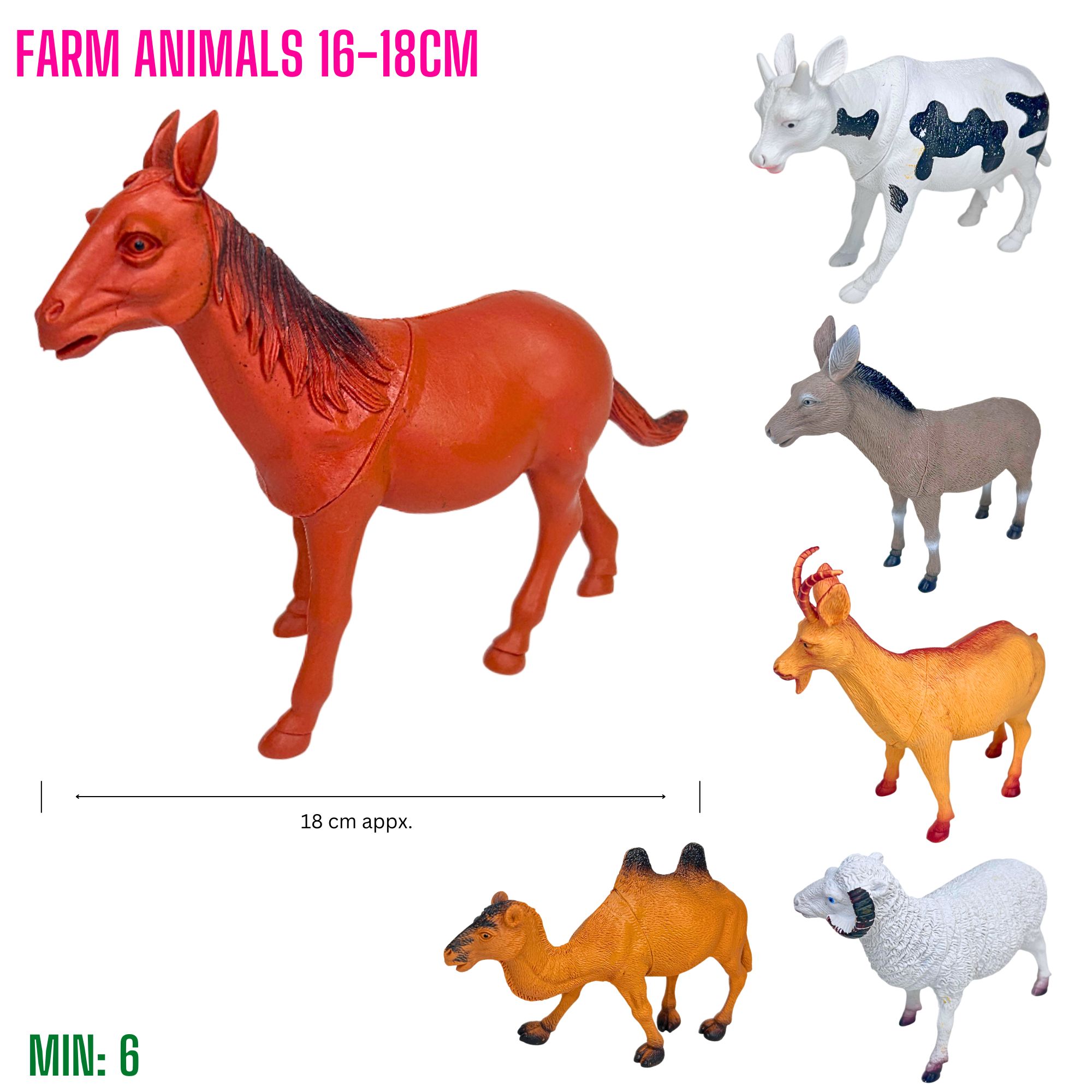 TO-FARMANIMAL - Farm Animals 16-18cm