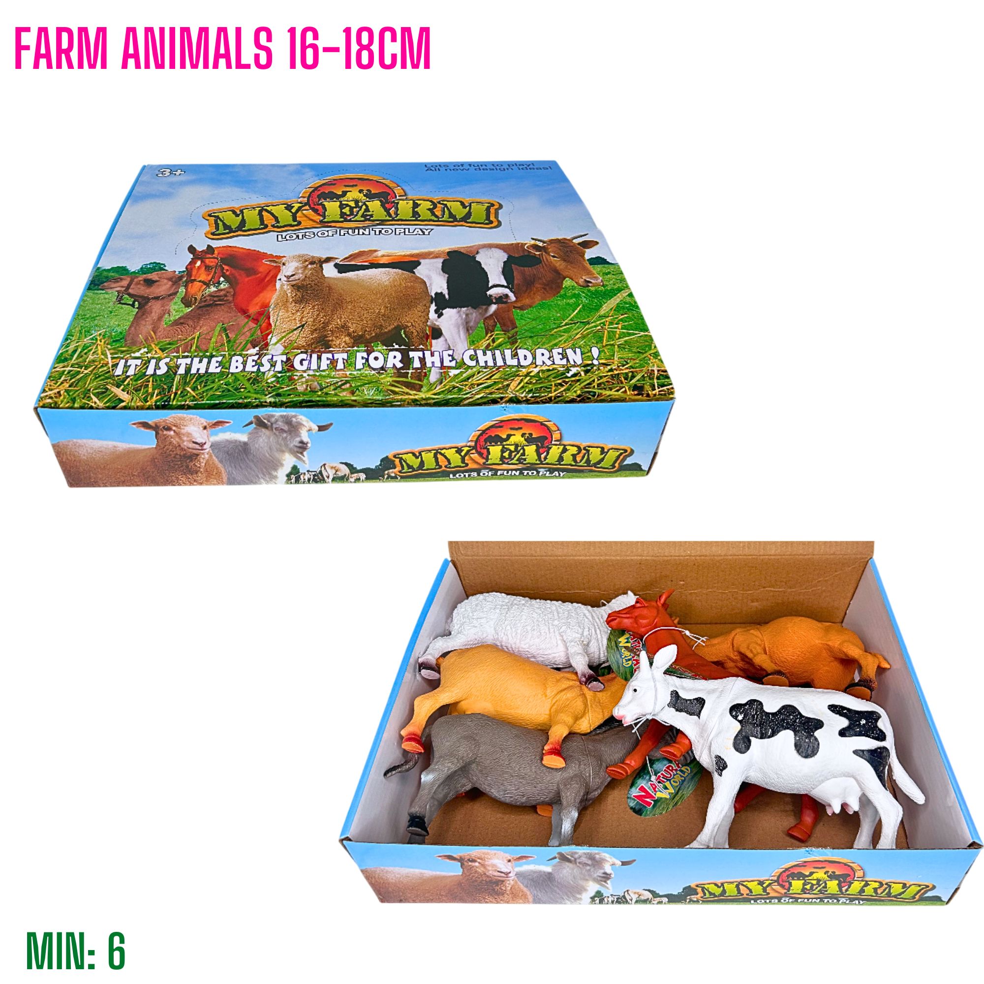 TO-FARMANIMAL - Farm Animals 16-18cm