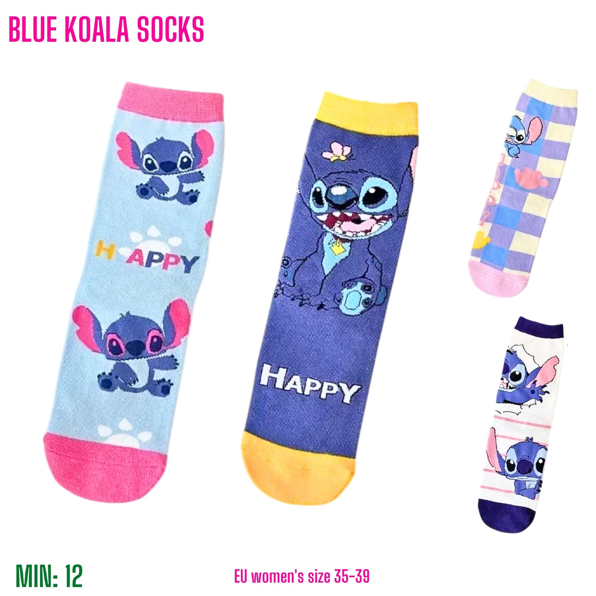 MI-SOCK3 - Blue Koala Socks