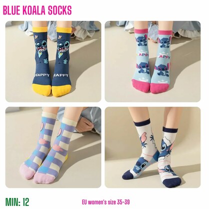 MI-SOCK3 - Blue Koala Socks