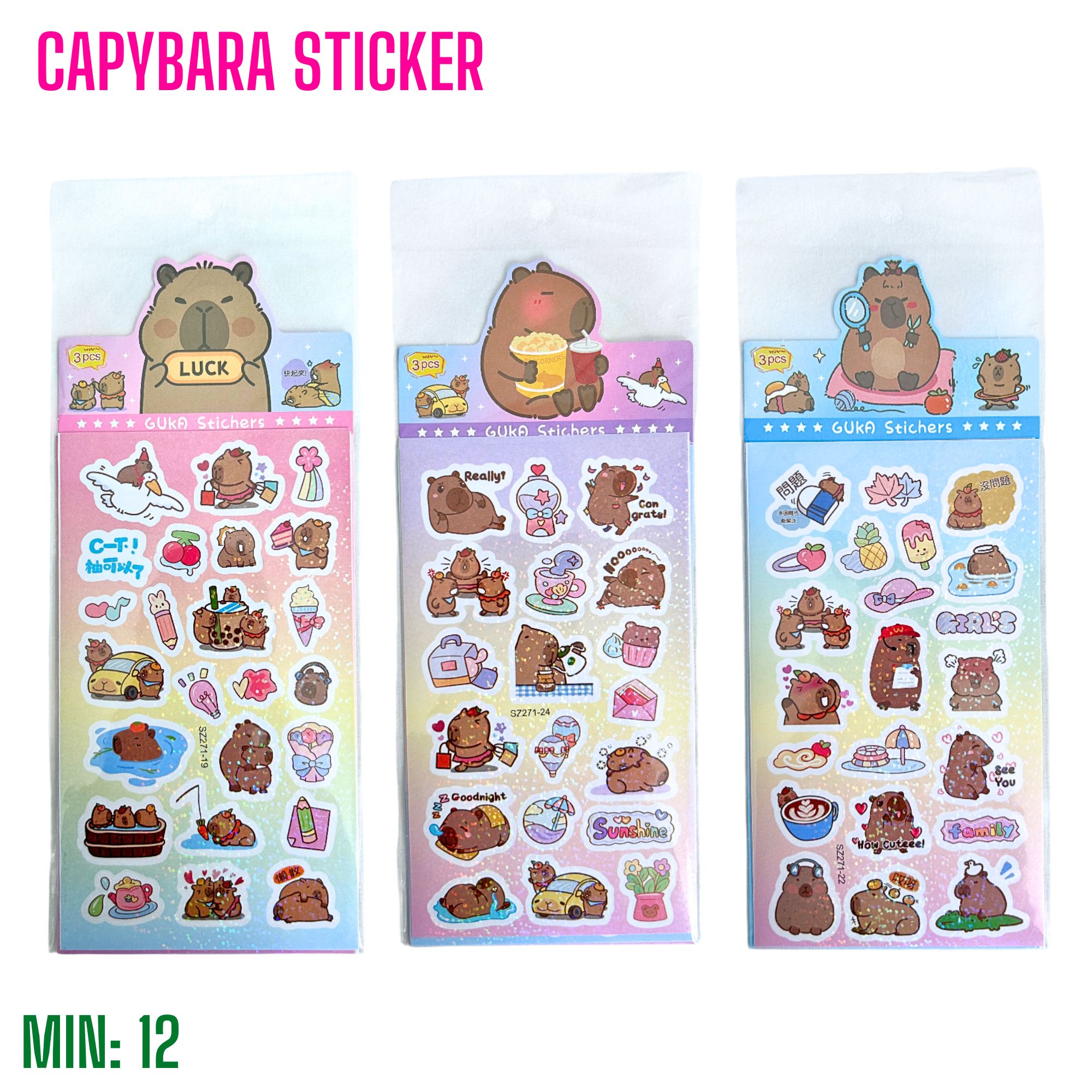 ST-STICKERCAPY - Capybara Sticker