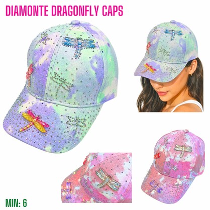 MI-DIAMONTECAP3 - Diamonte Dragonfly Cap