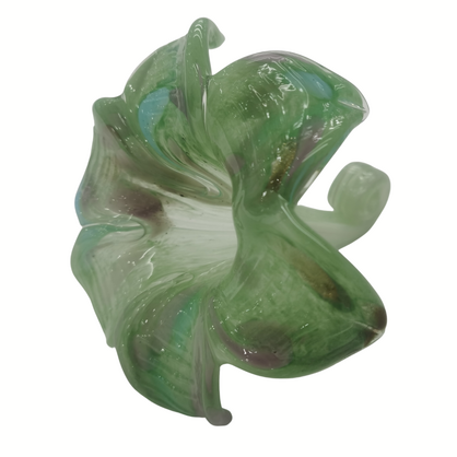 Glass Everlasting Single Flower - Sage Green, Pink, Blue & Gold