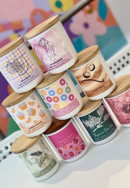 Handmade Soy Candles, Diffusers, Sprays