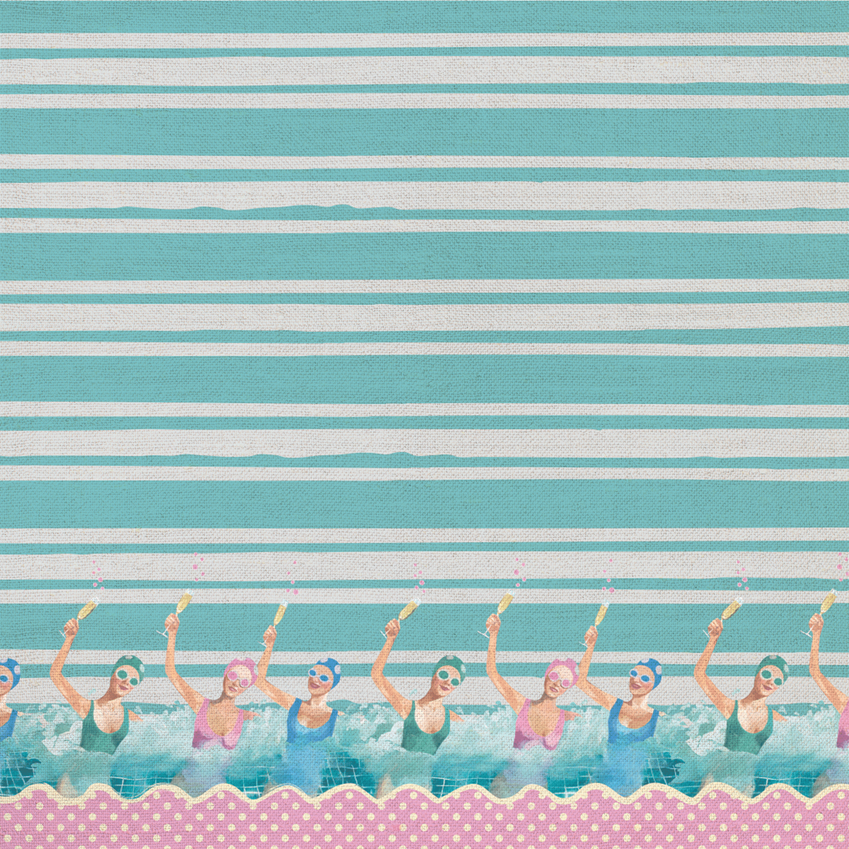 TC119-6-Bubbles Tablecloth-Printed Napery Napery