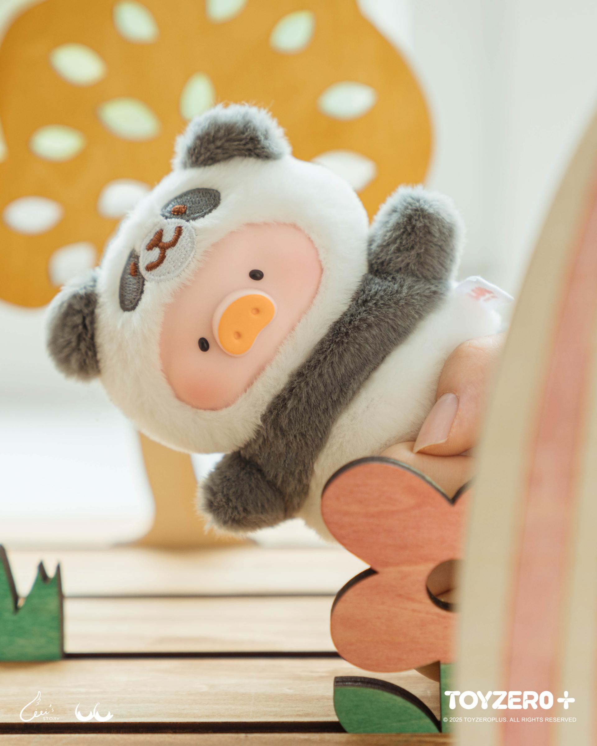 LuLu the Piggy Animal Party - Puppet Show PVC Face Plush Keychain (Blindbox)