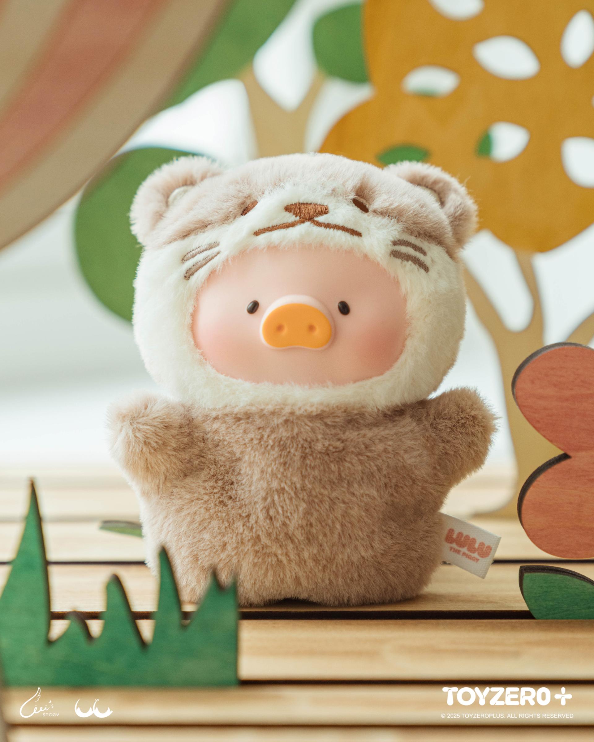 LuLu the Piggy Animal Party - Puppet Show PVC Face Plush Keychain (Blindbox)