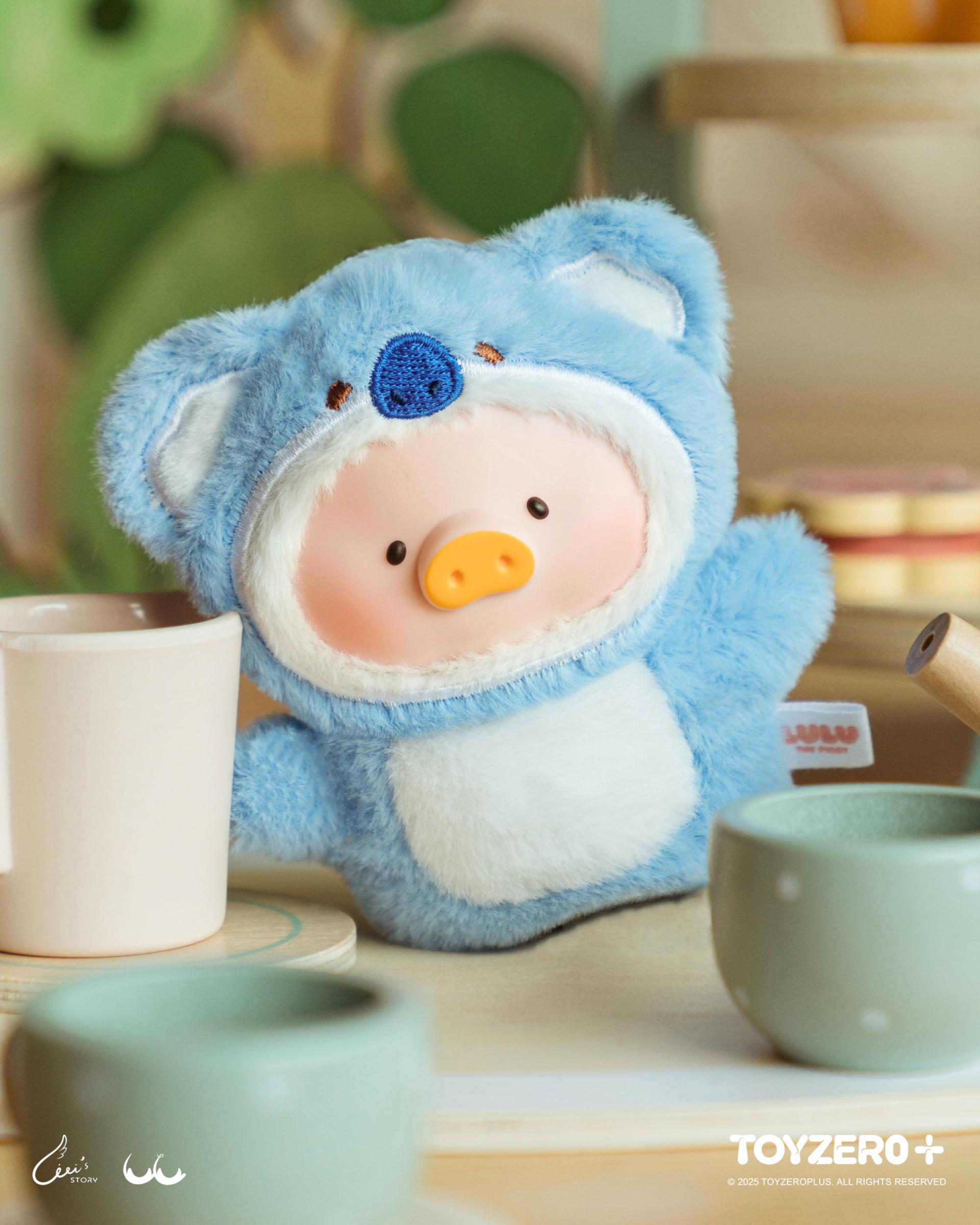 LuLu the Piggy Animal Party - Puppet Show PVC Face Plush Keychain (Blindbox)