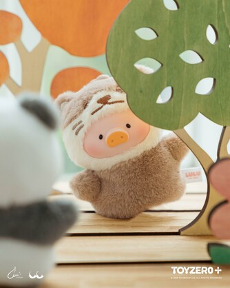 LuLu the Piggy Animal Party - Puppet Show PVC Face Plush Keychain (Blindbox)