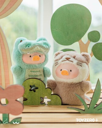 LuLu the Piggy Animal Party - Puppet Show PVC Face Plush Keychain (Blindbox)