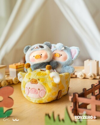 LuLu the Piggy Animal Party - Puppet Show PVC Face Plush Keychain (Blindbox)