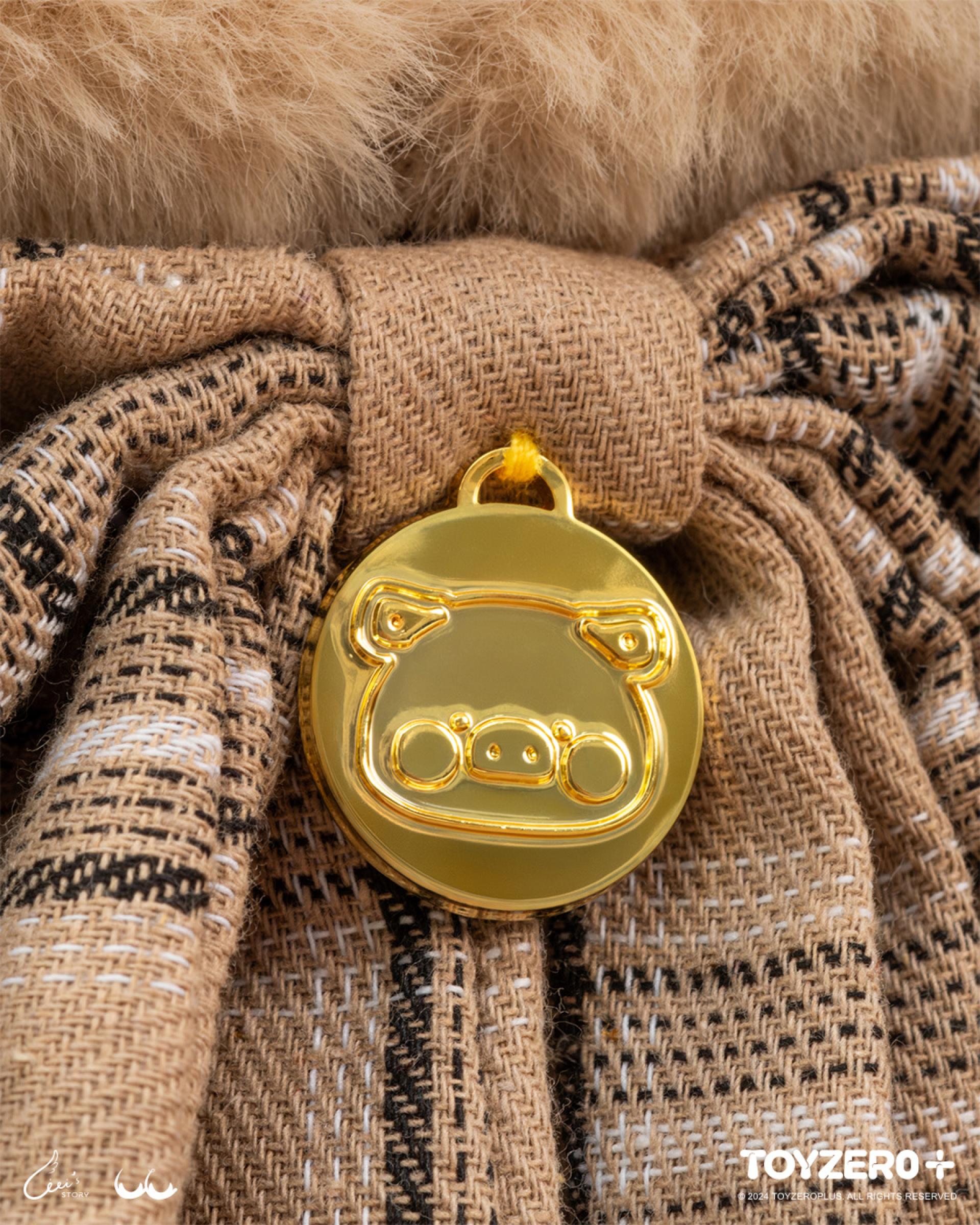 LuLu the Piggy - 40cm Teddy LuLu Plush Toy (Khaki ver.)