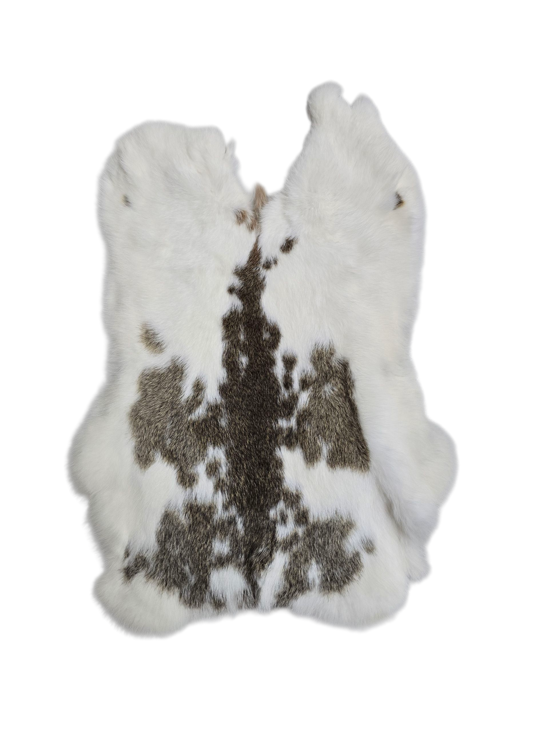 Rabbit Skin in Grey Speckle